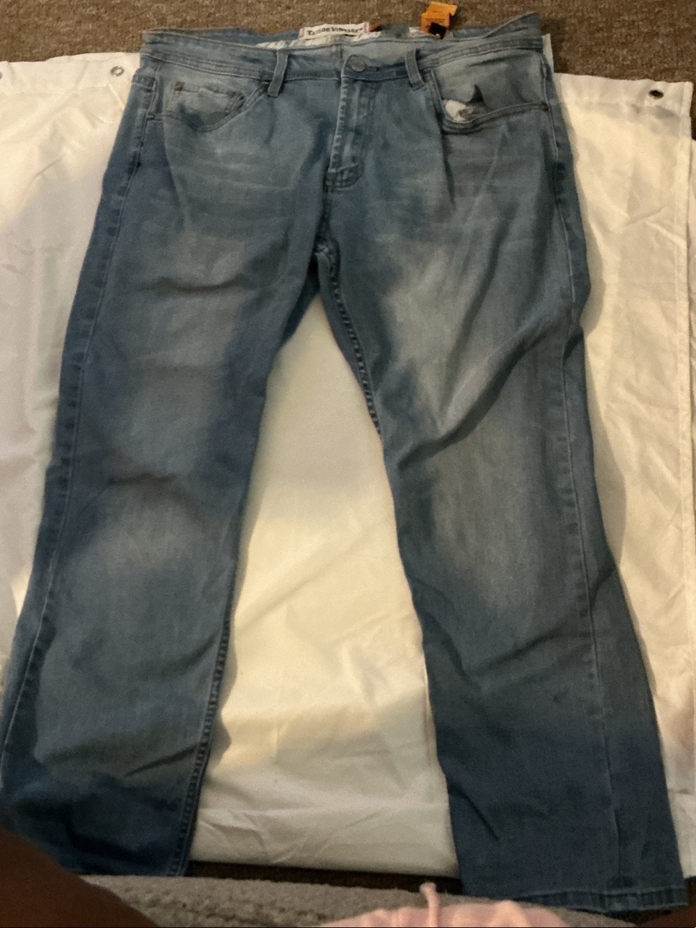 Tailor Vintage Light Blue Straight Fit Men’s Jeans